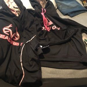 2 Real Tree/Mossy Oak hoodies